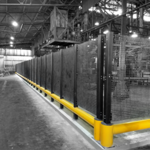 Barreira Flexível TB 400 plus fence - allseg soluções industriais